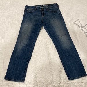 Gap Real straight fit. Dark denim. Size 14R. Inseam 29.